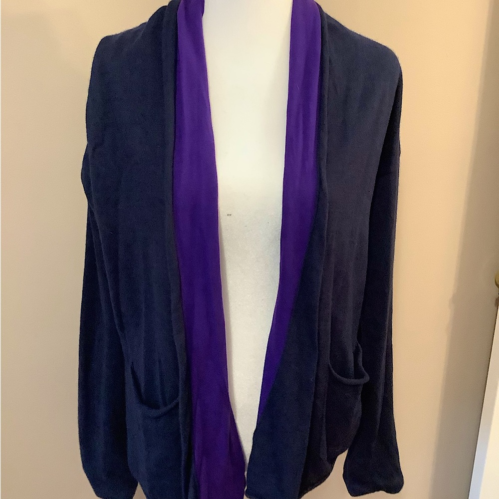 Splendid two-toned cardigan